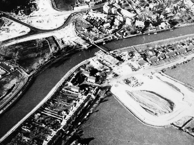 The Temporary Relief Road in 1972