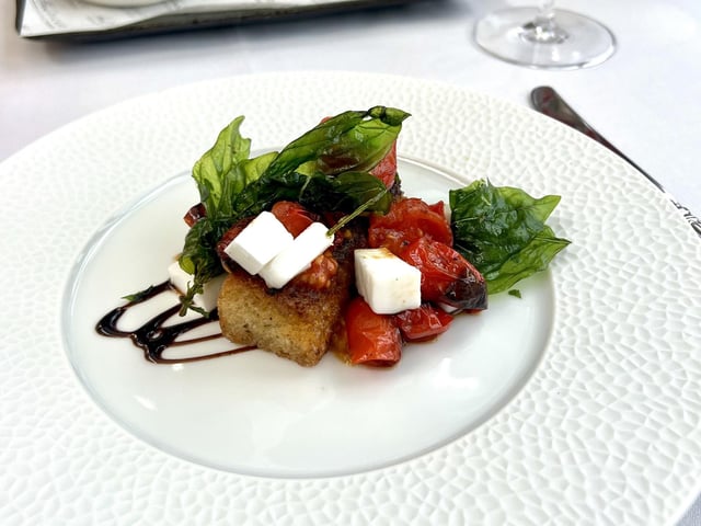 The bruschetta that my plus one had, who said it was so tasty.
