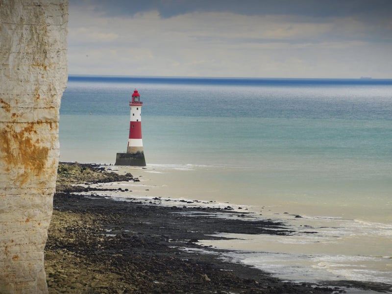 The South Downs/Beachy Head taken on May 19 2021.Beachy Head Lighthouse