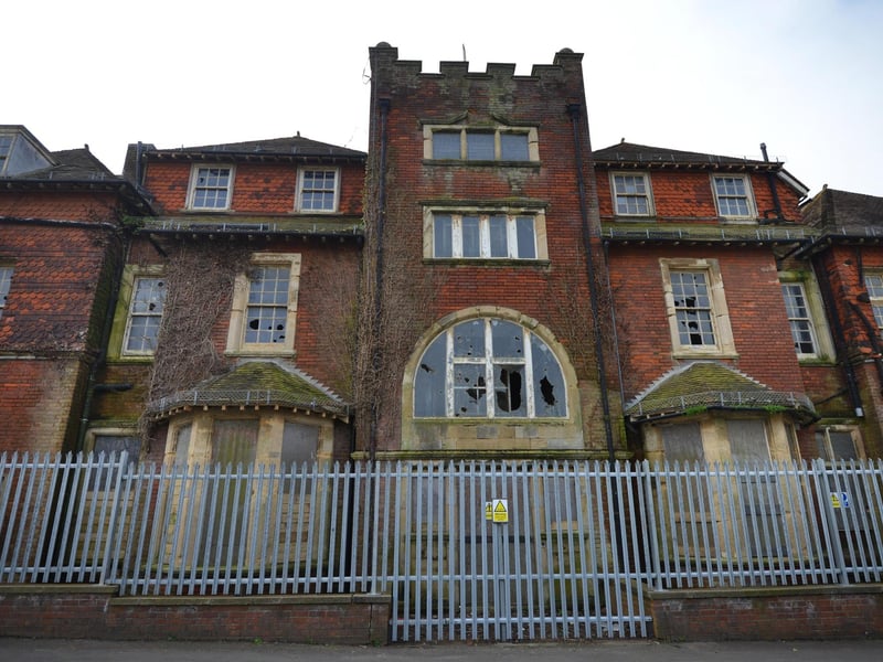 The old Gambier House site in West Hill Road, St Leonards.