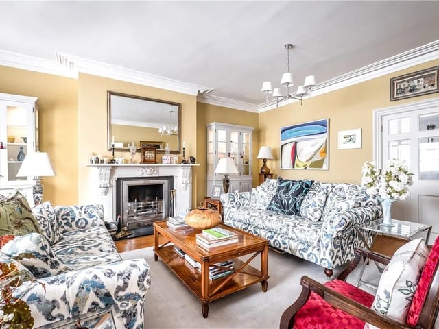 New working fireplaces accentuate the property's seamless fusion of old and new.