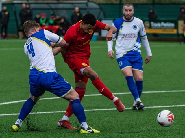 Newhaven take on Haywards Heath Town in the SCFL premier division