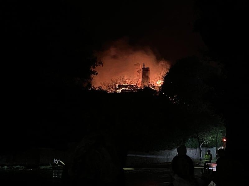 Emergency services called to tackle blaze at former Eastbourne school