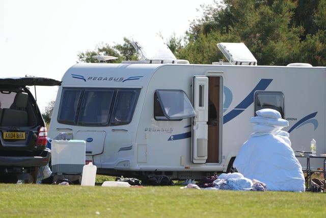 West Sussex County Council (WSCC) said there were four caravans still parked at the site on Tuesday morning (August 22).