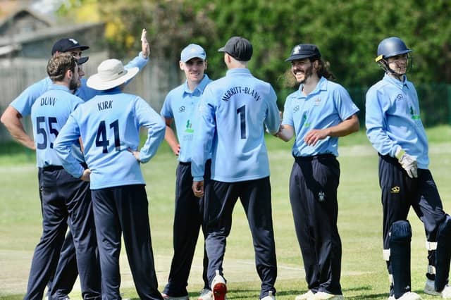 Action from the Sussex Cricket League Division 2 clash between Worthing v Burgess Hill. Picture by Stephen Goodger
