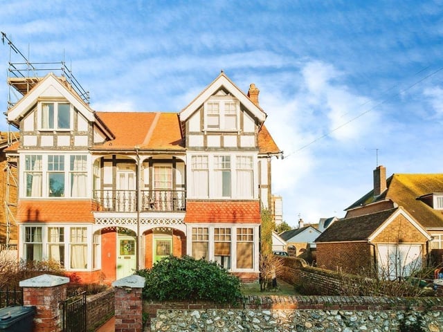 This five-bedroom, semi-detached house, close to the beach and town centre, has just come on the market with Fox & Sons priced at £775,000