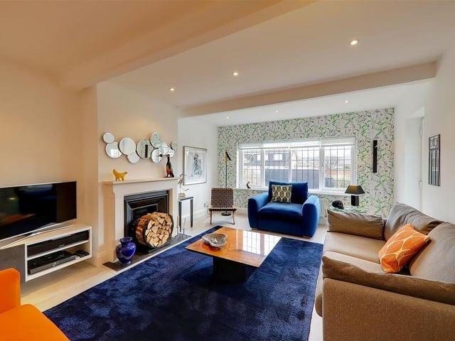 This impressive three-bedroom house close to the beach in Goring has a feature family room with part-vaulted ceiling