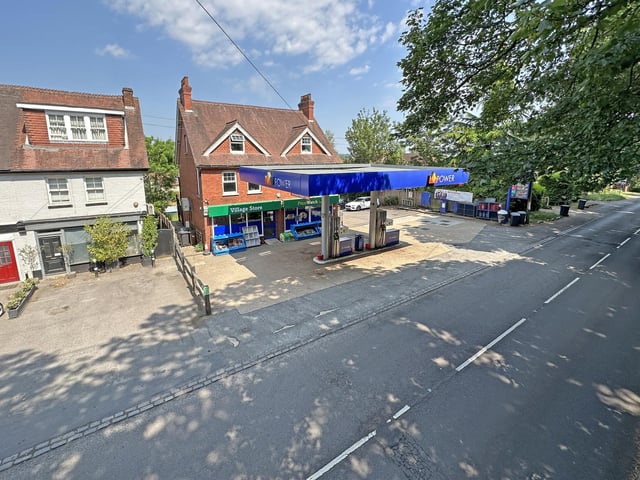 The petrol station on Little London Road, Horam