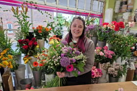 Michelle Bly has owned The Flower Shop in Wick for 17 years but has worked there for nearly twice that long, having started as a YT student at the age of 16. Picture: Elaine Hammond / Sussex World