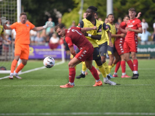 Images from Worthing v Eastbourne Borough in National South