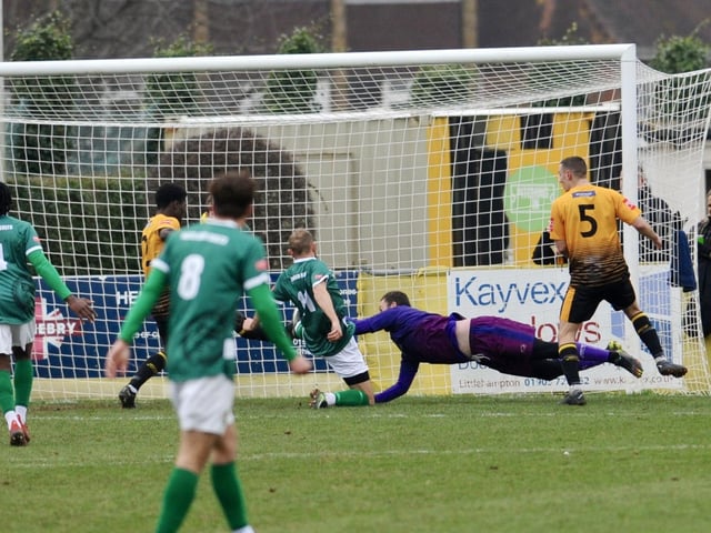 Littlehampton Town take on Ashford United in the Isthmian south east division