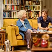 Eileen Atkins as Vera and Sebastian Croft as Leo in 4000 Miles at Chichester Festival Theatre. Photo Manuel Harlan