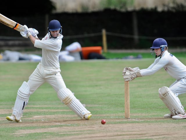 Action from Findon CC's Sussex League division two clash with Burgess Hill
