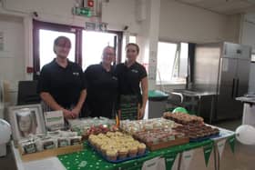 Rosie, Michelle and Jenny, TE's fabulous bakers.