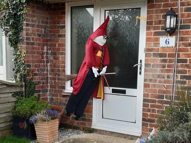 Some of the super scarecrows created for the Ferring Scarecrow Festival 2022, raising money for 1st Ferring Scouting Group. Some have pumpkins displaying a letter, five in North Ferring and nine in South Ferring. Unscramble them to enter the prize draw. Trail maps available at Brown's Natural Pet store.