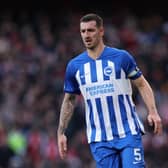 Lewis Dunk of Brighton in action