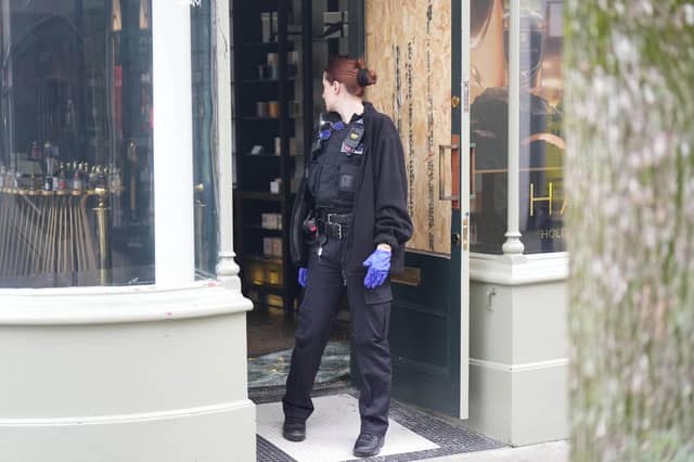 Sussex Police said officers responded to a ‘report of a burglary’ at Penhaligon's – a perfume shop in East Street, Brighton.