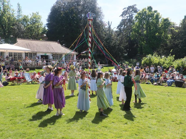 Crowning of the May Queen 2024 in Alexandra Park, Hastings, May 12. Photo by Roberts Photographic.