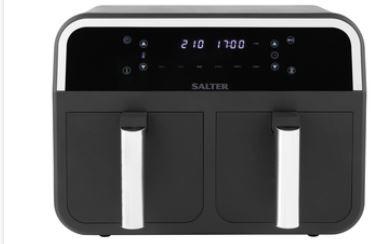 This Salter 7.8L Dual Air Fryer is available from tomorrow (December 15) priced at £99.99