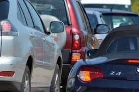All lanes were stopped on the M23 near Gatwick Airport following a ‘police incident’.