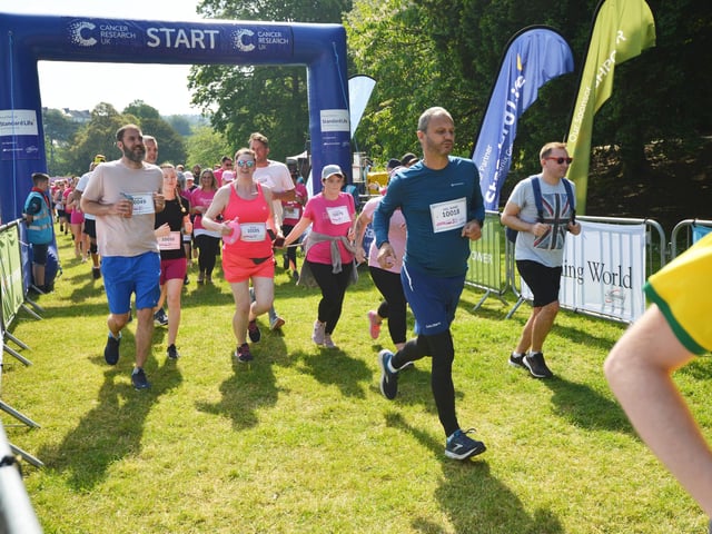Hastings Race for Life 2023 in Alexandra Park.