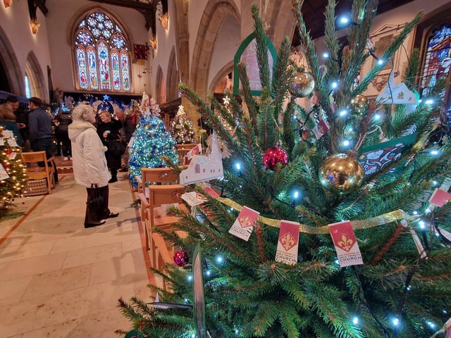 The Cuckfield Christmas Tree Festival was at Holy Trinity Church from Friday to Sunday, December 6-8