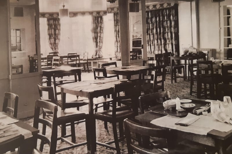 Inside the Newton Driver Services Club, which offered respite for RAF veterans and for serving personnel and their families, as a break from service life