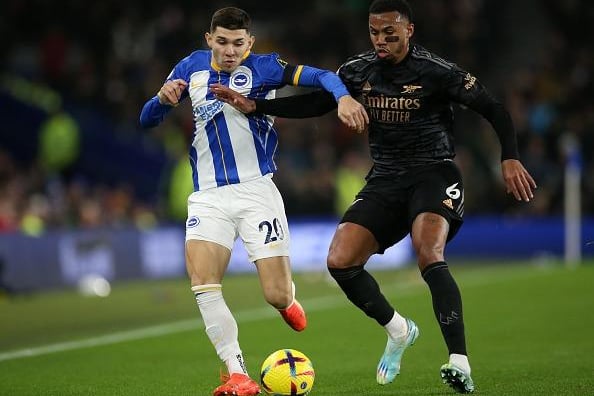 The 19-year-old from Paraguay is another attacking talent snapped-up by Brighton's recruitment. Featured sporadically in the cup competitions and also from the bench in the Premier League. Hugely impressive in training and De Zerbi is confident of converting that talent to matchdays. A big role to play in the second half of the season