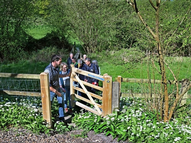 The South Downs National Park Authority provided a grant of £2,400 for new kissing gates on the Ancient Coffin Trail