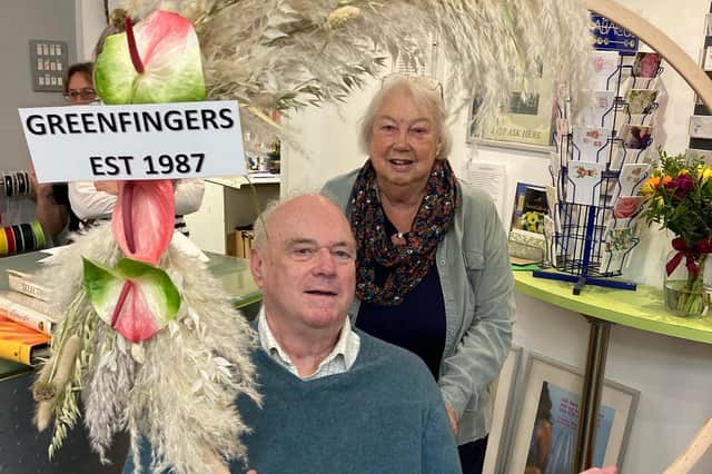 Nick and Ruth White bought Greenfingers, in Montague Street, in October 1987