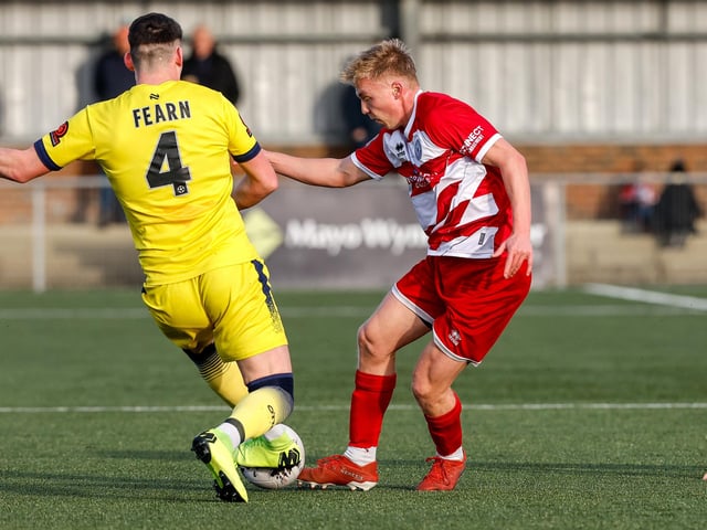 Action from Eastbourne Borough's vital win over Farnborough