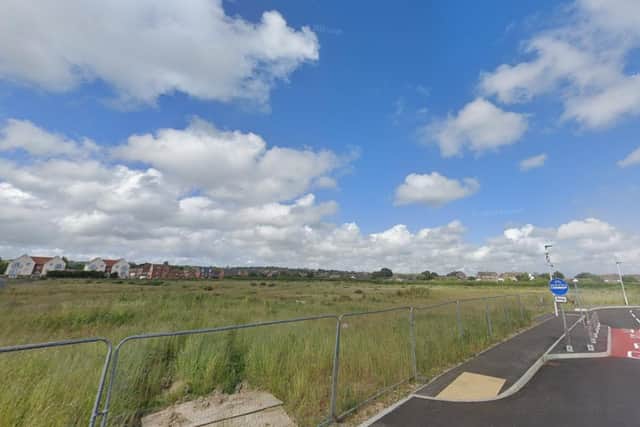 Land North Of 12 To 20 Hobart Close Celandine Road, Worthing. Credit: Google Maps