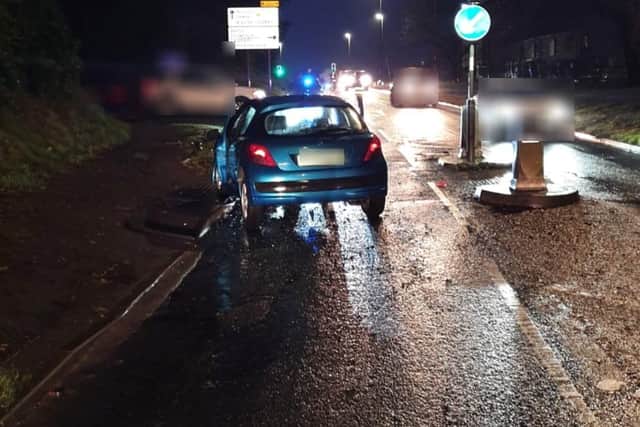 The scene of the collision. Picture: Sussex Police