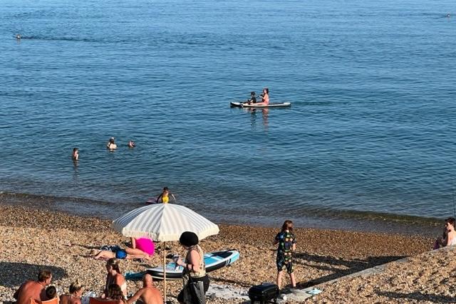 Sunny spell in Hastings