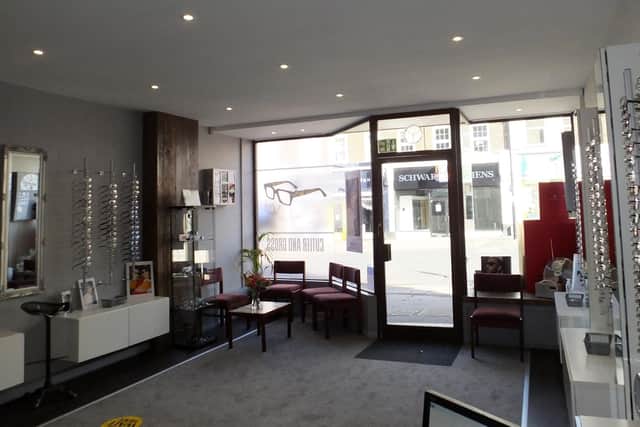 Inside Armstrongs opticians