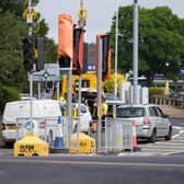 Sussex Police responded to a two-car collision at Lyons Farm junction in Worthing on Wednesday (July 20) morning. Picture by Eddie Mitchell