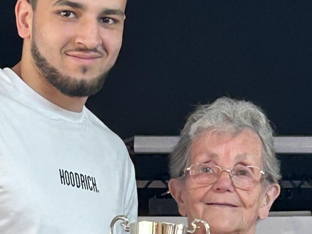 Mo Hassine and Shirley Pearce