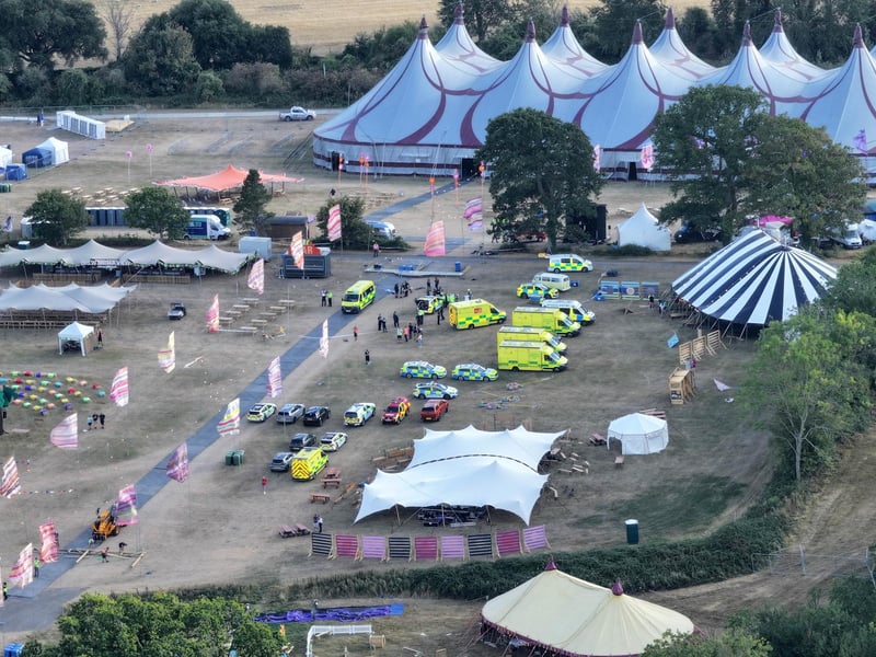 Emergency response at Big Church Festival.