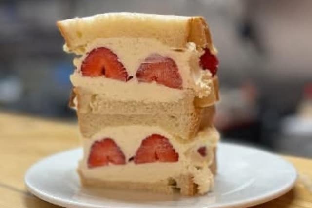 Hastings café launches its own version of strawberry and cream sandwich