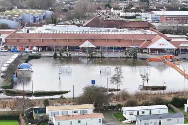 Tescos in Bognor has flooded yet again.