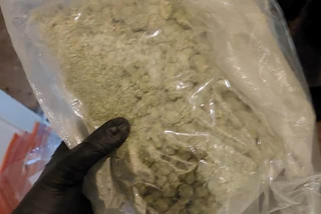 More than £60,000 worth of drugs and cash was seized by police in West Sussex over the course of a month. Photo: Sussex Police