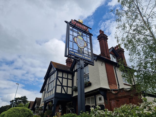Stacey Croft is celebrating her eighth year as manager of Worthing pub The Thomas A Becket in Tarring