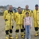 Eight-year-old Sylvie walked the Mayday Mile in Seaford to fundraise for the RNLI.