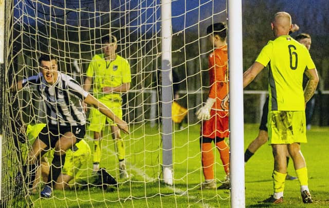 Action from Peacehaven and Telscombe's win over Bexhill United in the SCFL premier