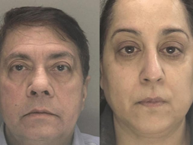 A husband and wife who stole jewellery from houses listed for sale – and then launched a smear campaign against those working to bring them to justice – have been jailed. Anil Mawkin, 67, and Sukhbir Mawkin, 59, both pleaded guilty to two counts of burglary relating to the theft of high-value jewellery from homes near Lower Beeding and Copthorne in October and November 2023. The couple attended both properties under the pretence of viewing them as potential buyers, but instead used the opportunity to steal valuable jewellery from inside. Despite providing false details to the homeowners and estate agents, they were identified and subsequently arrested. They were both charged with two counts of burglary and released on court bail. Between January and November 2024, while the couple were awaiting their next court hearing, police received a report from one of the burglary victims that credit cards, store cards and loans were being taken out fraudulently in their name. The same homeowner also reported that messages accusing him of being a paedophile had been sent to more than 100 of his professional associates from an encrypted email address and phone number. The messages falsely claimed to be from organisations saying the victim was under investigation by police and should be suspended from his job, and one message even purported to be from a mother who said her son had been groomed by the man. At the same time, emails from an encrypted account were being sent to MPs, His Majesty’s Court Service, CPS and national media outlets accusing several named police officers of misconduct and corruption. The emails falsely stated the officers mentioned were being investigated by the force’s Professional Standards Department for offences including tampering with evidence and lying in court. A total of 19 emails were sent to at least 90 separate recipients. An investigation by the force’s Anti-Corruption Unit linked some of the messages to a handset located in the vicinity of the Mawkins’ home address. The
