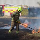 West Sussex Fire and Rescue Service said crews are ‘dealing with a large vehicle fire’ at Lidsey Road, Bognor Regis