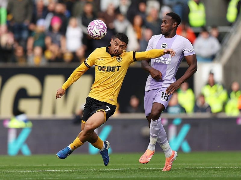 After his heroics at Stamford Bridge, this was an afternoon to forget for the veteran. He offered very little and he couldn't bring the ball under control. He will want that defensive header back for the first goal – it was pretty tame. Booked for foul on Hwang Hee-Chan.