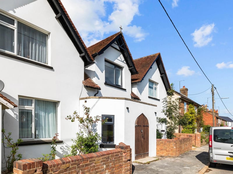 The property is in Cuckfield Road and offers double height living space