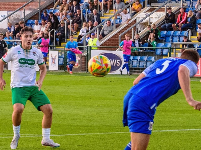 Action from AFC Totton v Bognor Regis Town, July 2023