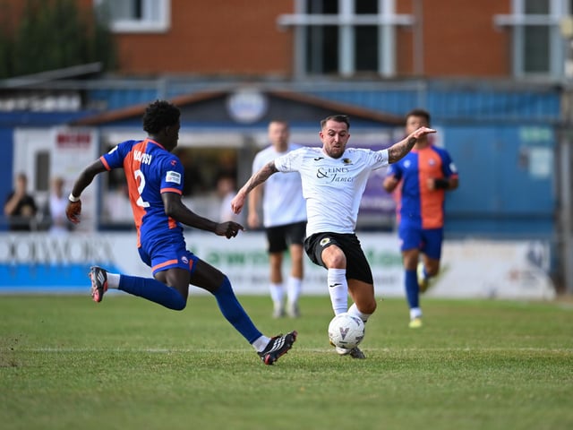 Horsham FC moved up to second in the National League South with a hard-fought 2-1 win at Braintree Town